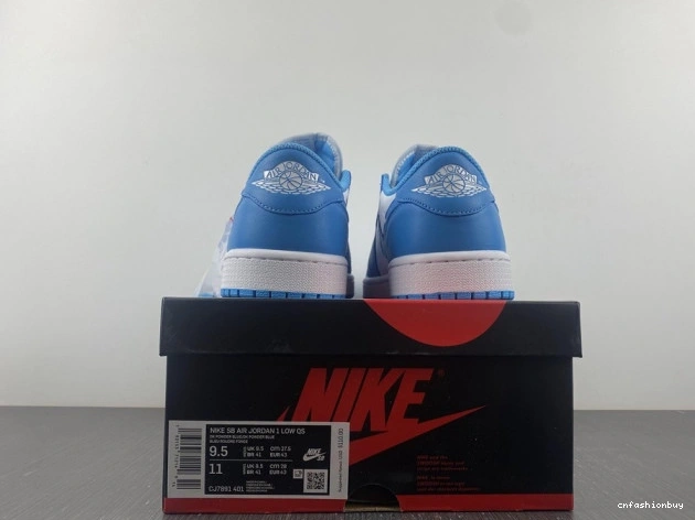 CJ7891-401 Air UNC Nike Low Jordan 1 SB x 1114
